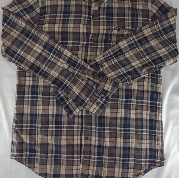 Ed Hardy casual flannel shirt - Picture 5 of 7